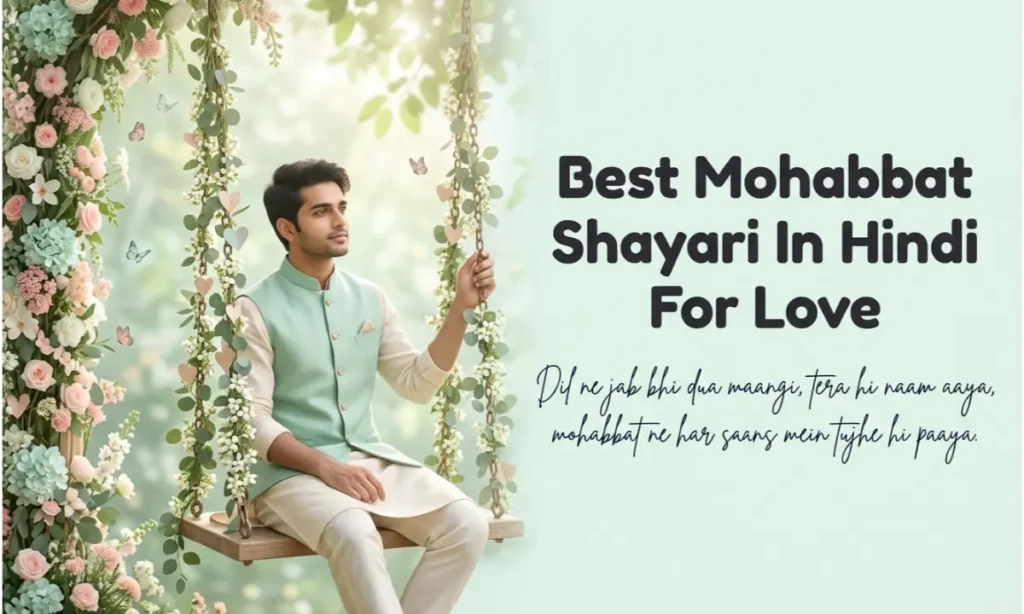 Best Mohabbat Shayari In Hindi For Love