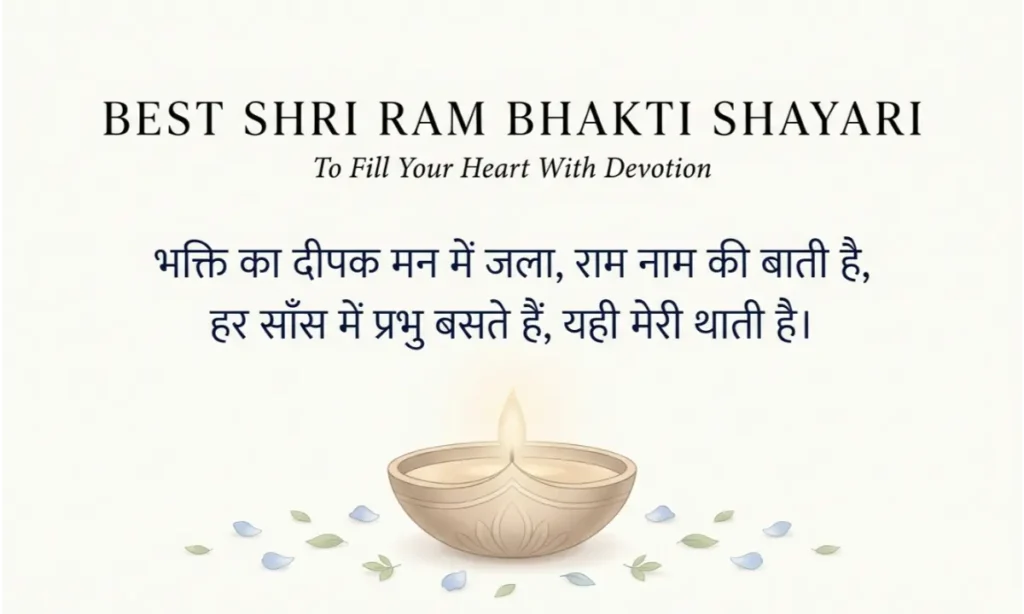 Best Shri Ram Bhakti Shayari To Fill Your Heart With Devotion
