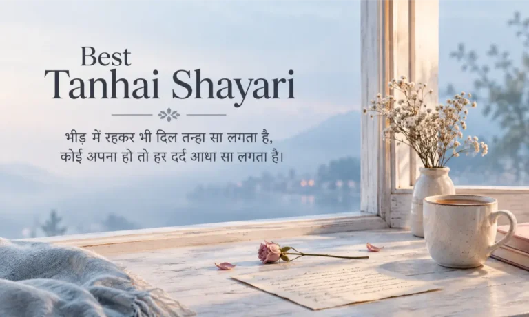 Best Tanhai Shayari Heart Touching Alone Shayari