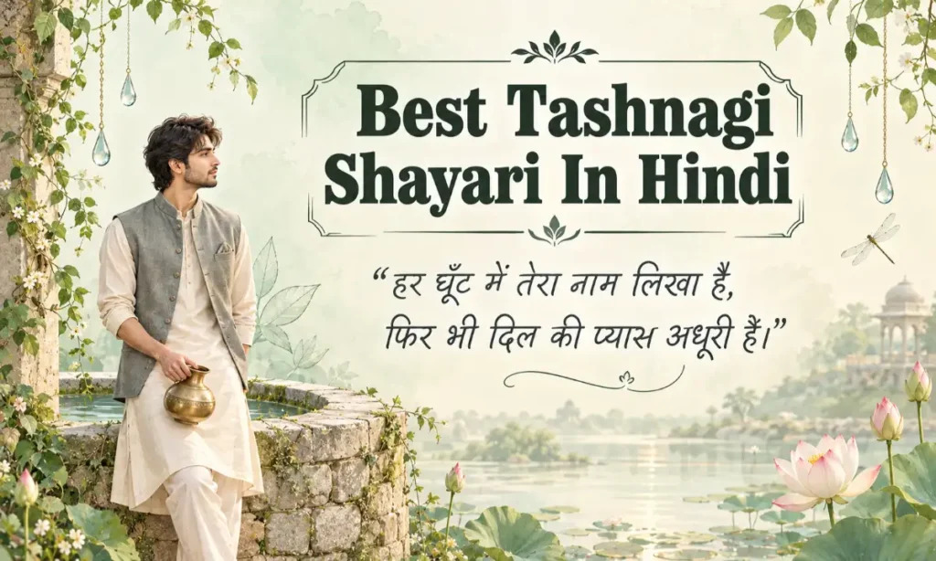 Best Tashnagi Shayari In Hindi