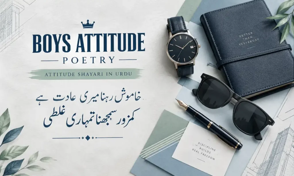 Boys Attitude Poetry Attitude Shayari In Urdu