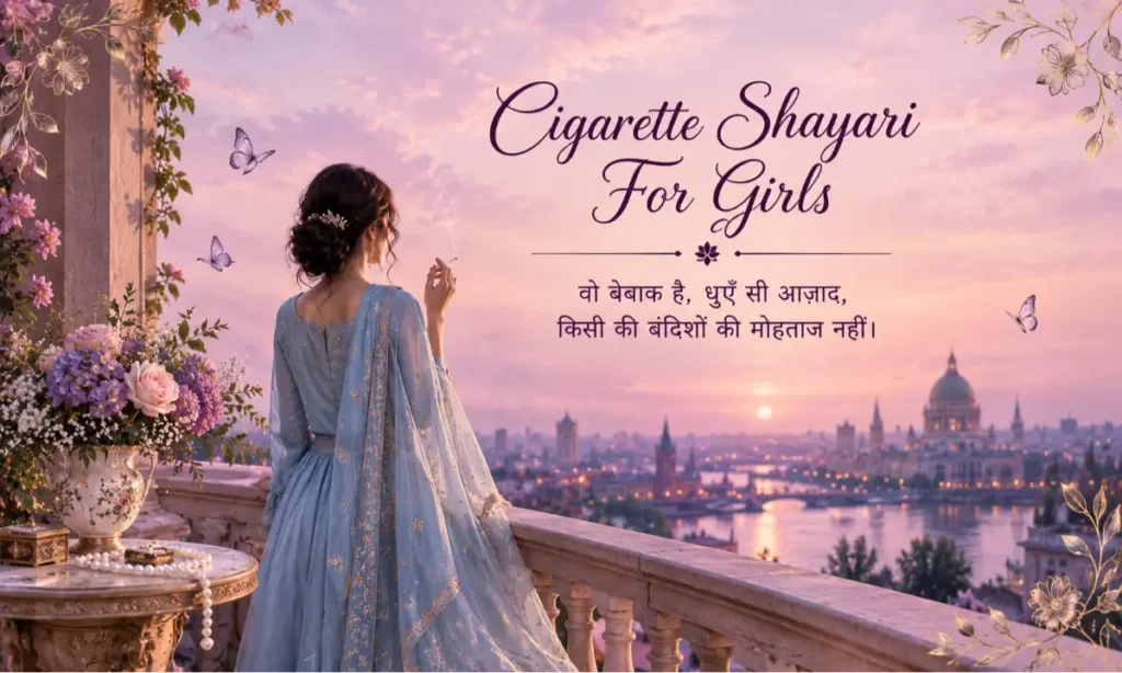 Cigarette Shayari For Girls