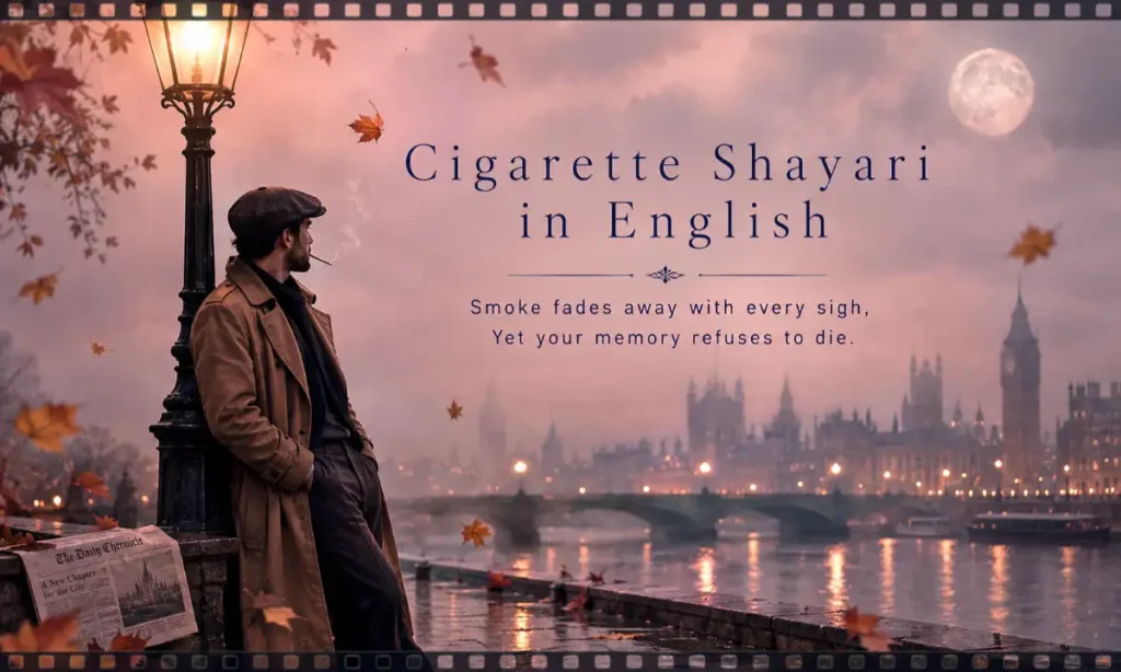 Cigarette Shayari in English