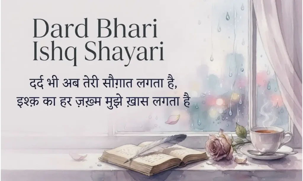 Dard Bhari Ishq Shayari