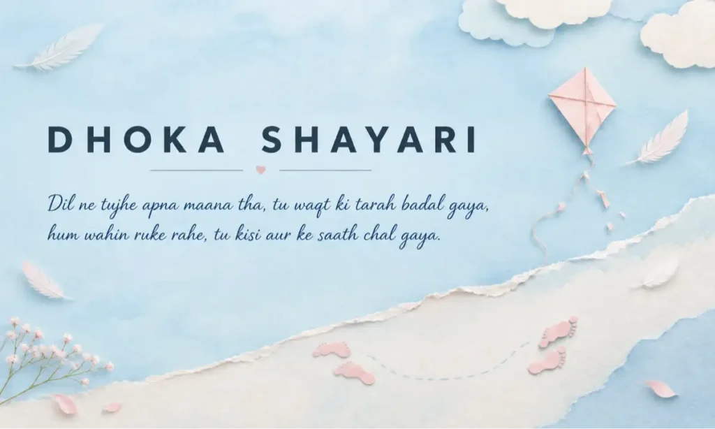 Dhoka Shayari