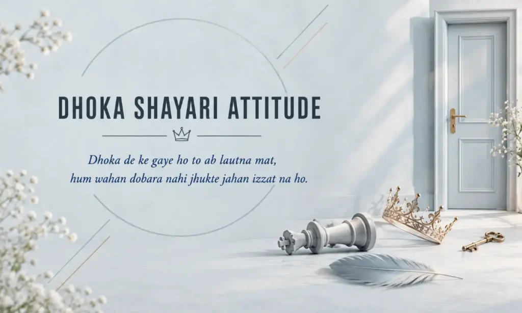 Dhoka Shayari Attitude