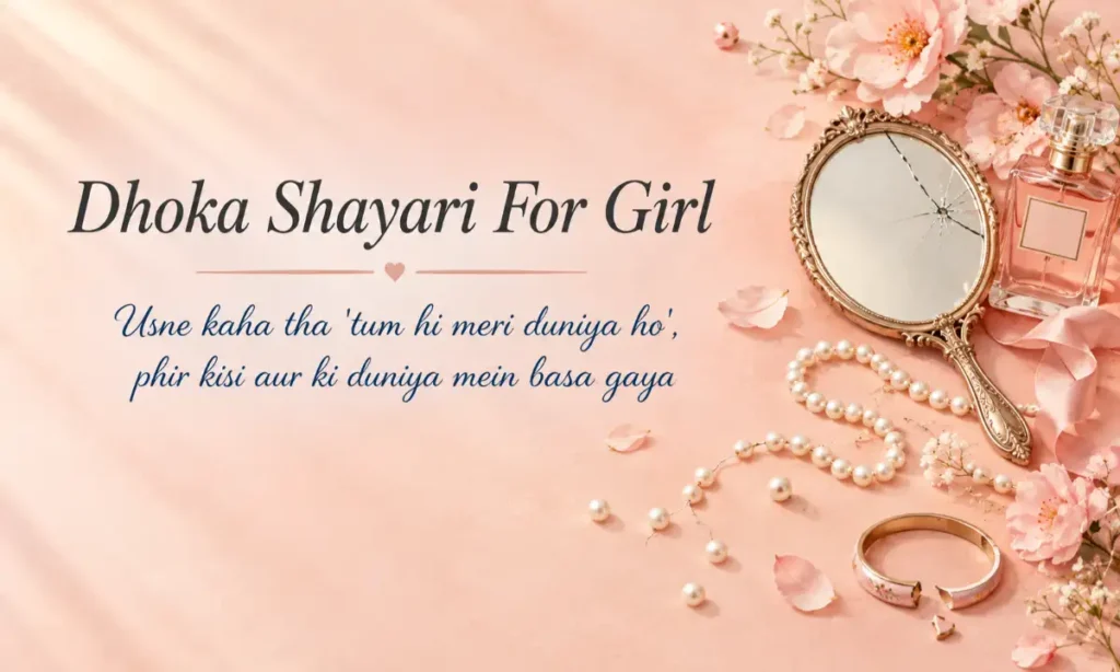 Dhoka Shayari For Girl