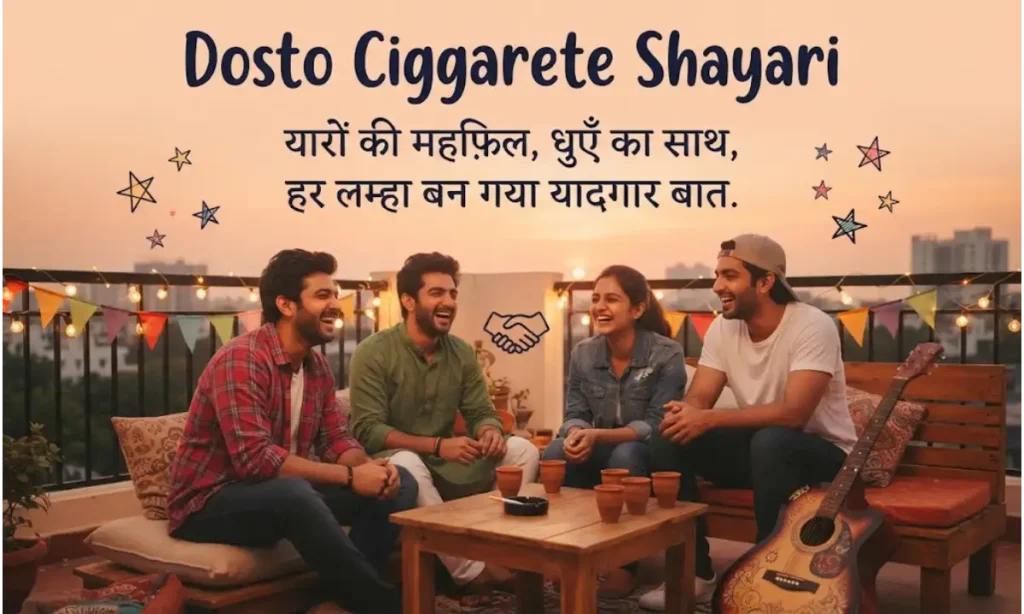 Dosto Ciggarete Shayari