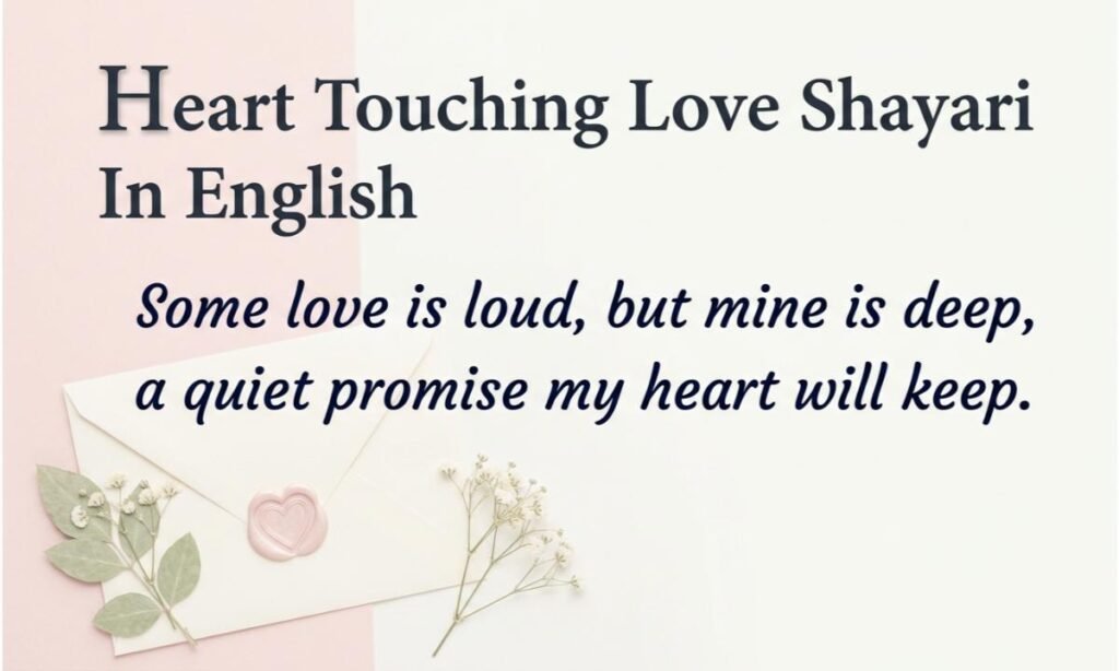 Heart Touching Love Shayari In English