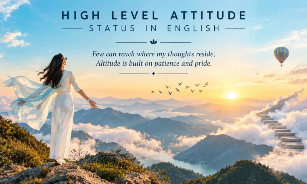 High Level Attitude Status In English
