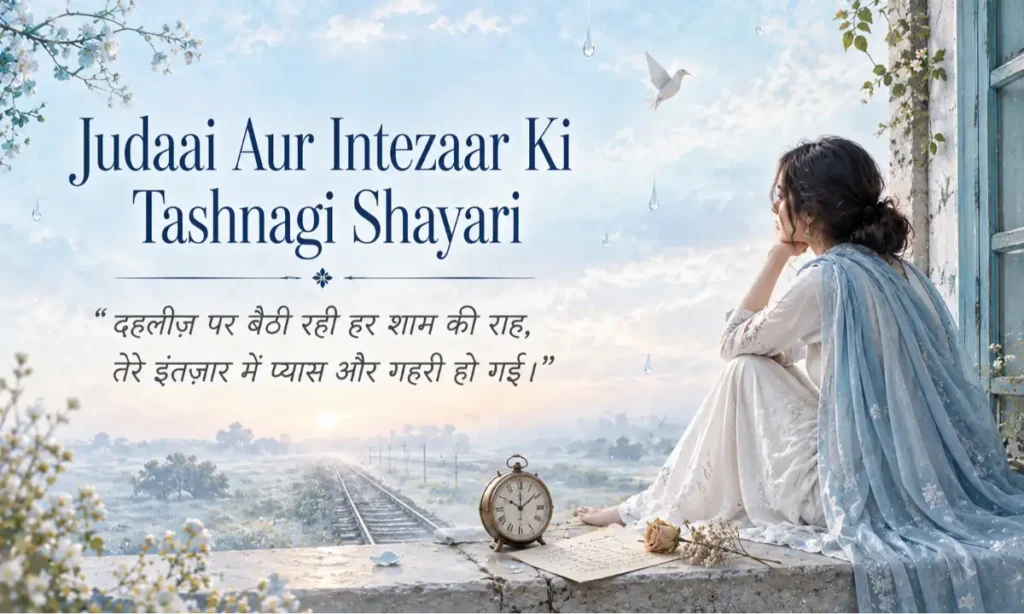 Judaai Aur Intezaar Ki Tashnagi Shayari