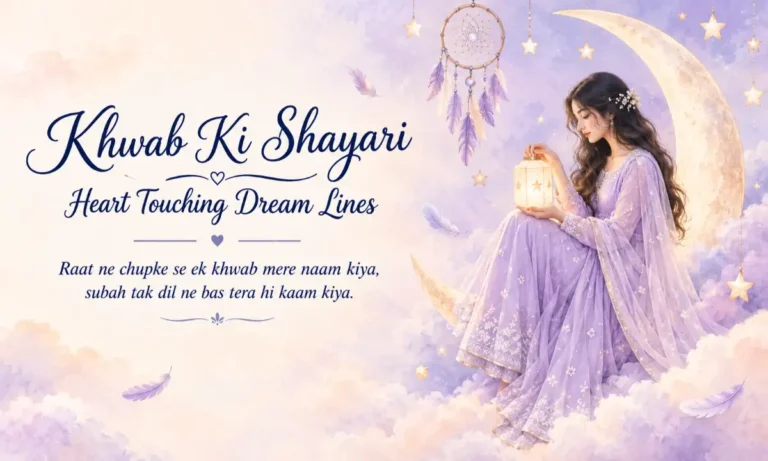 Khwab Ki Shayari Heart Touching Dream Lines