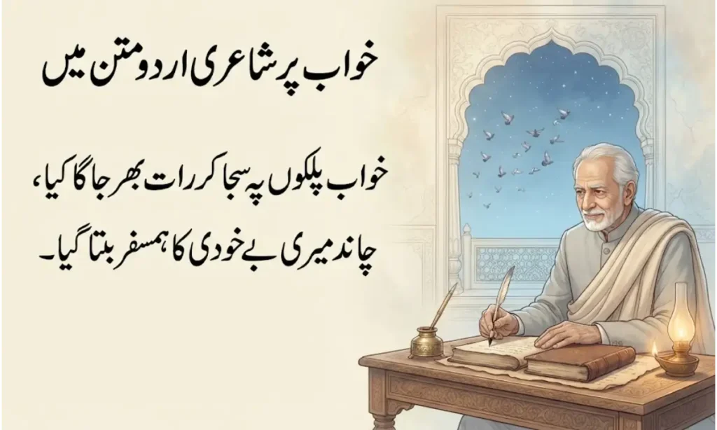 Khwab Par Shayari In Urdu Text