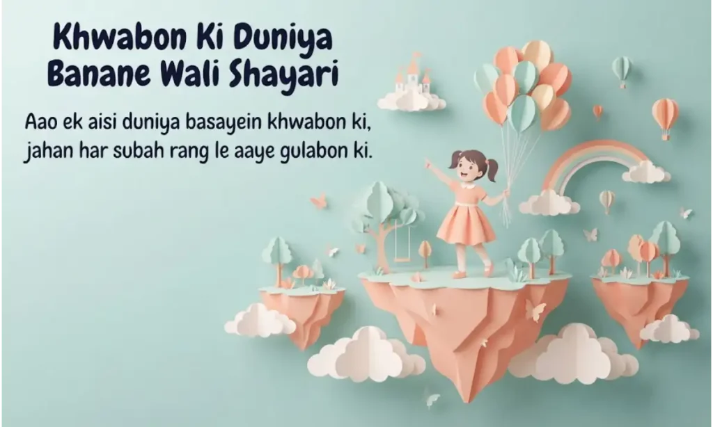 Khwabon Ki Duniya Banane Wali Shayari