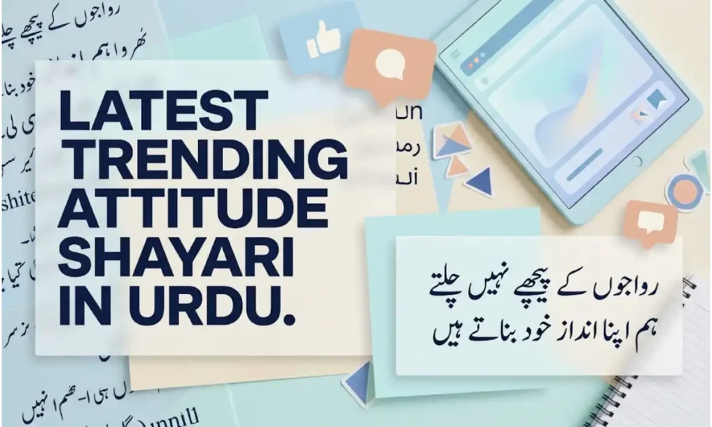 Latest Trending Attitude Shayari In Urdu