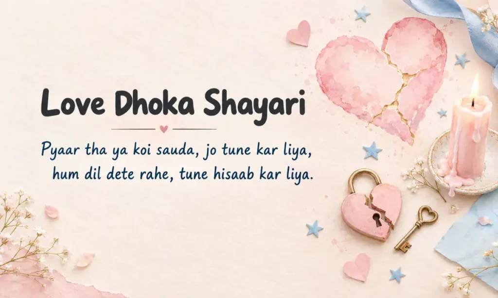 Love Dhoka Shayari