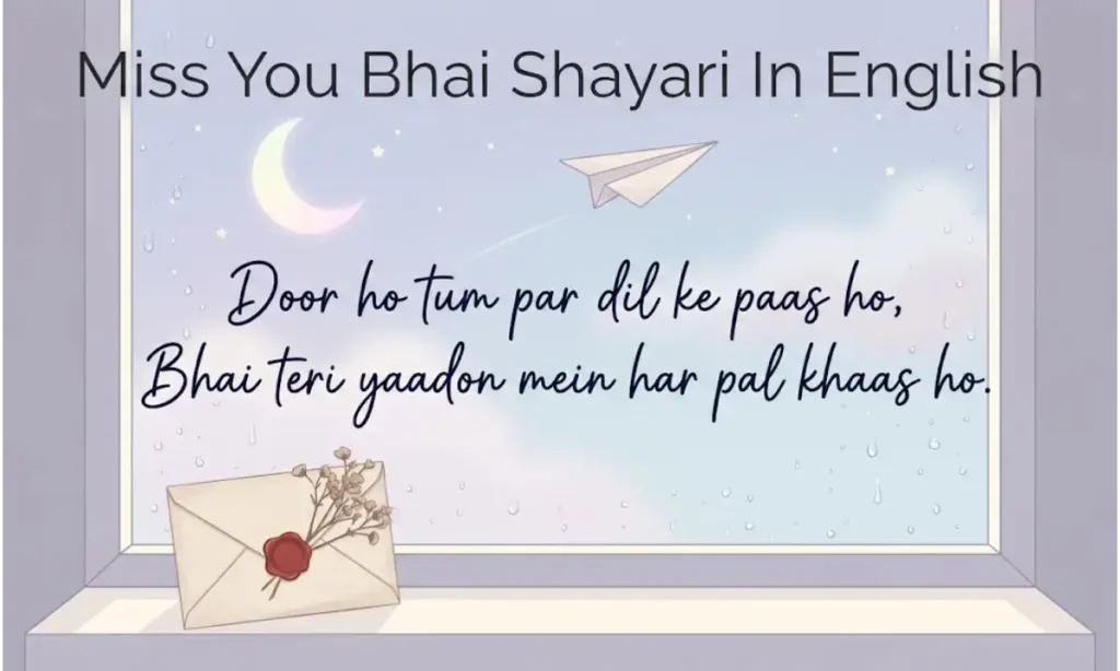Miss You Bhai Shayari In English