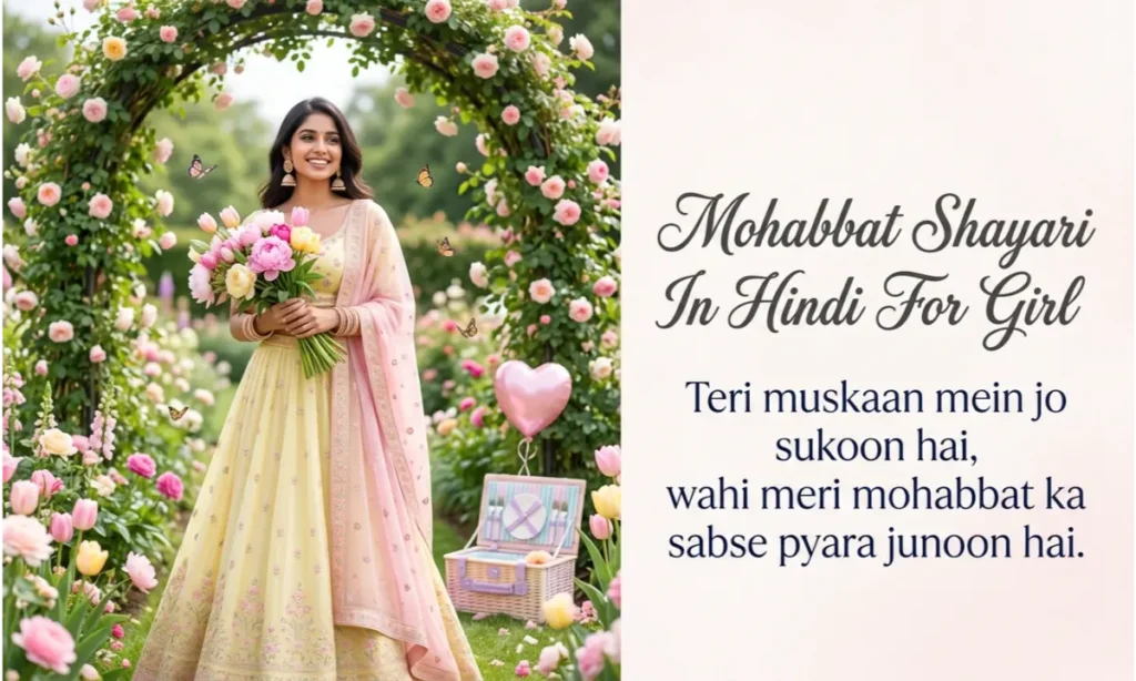 Mohabbat Shayari In Hindi For Girl