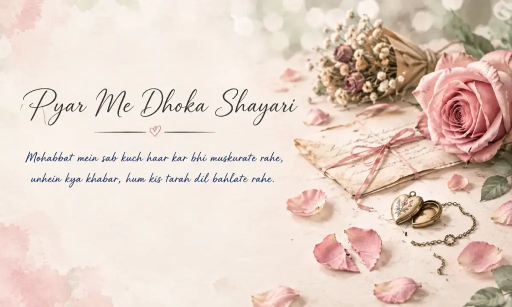 Pyar Me Dhoka Shayari