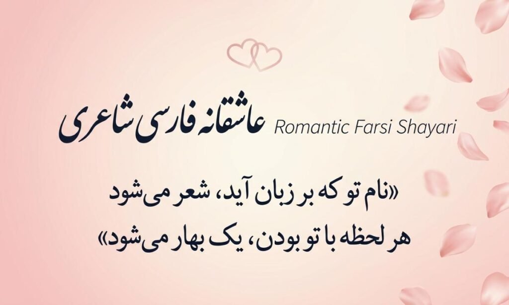 Romantic Farsi Shayari | عاشقانه فارسی شاعری