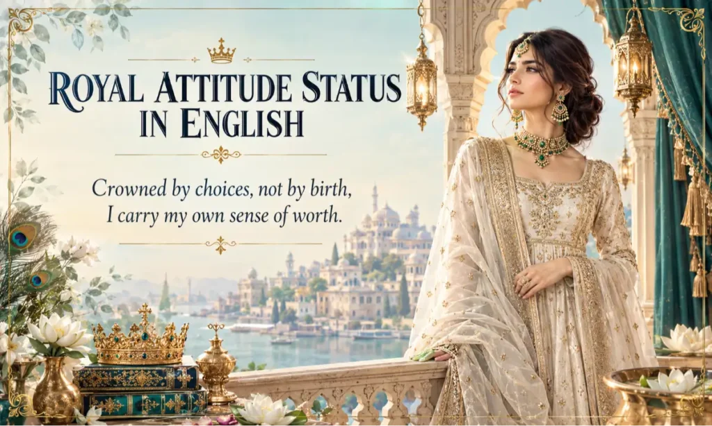 Royal Attitude Status In English