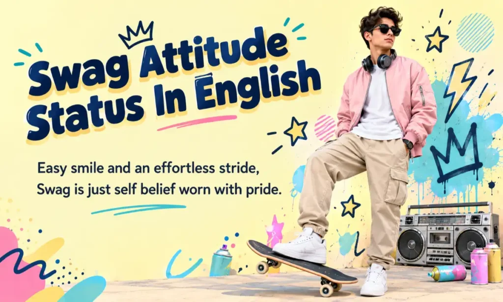 Swag Attitude Status In English