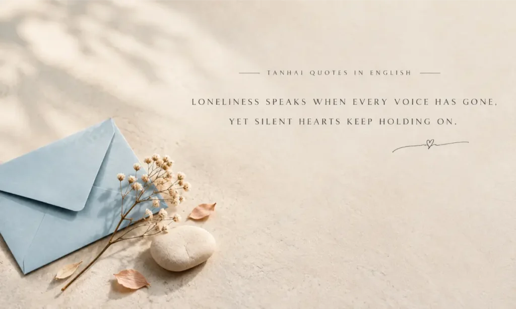 Tanhai Quotes In English