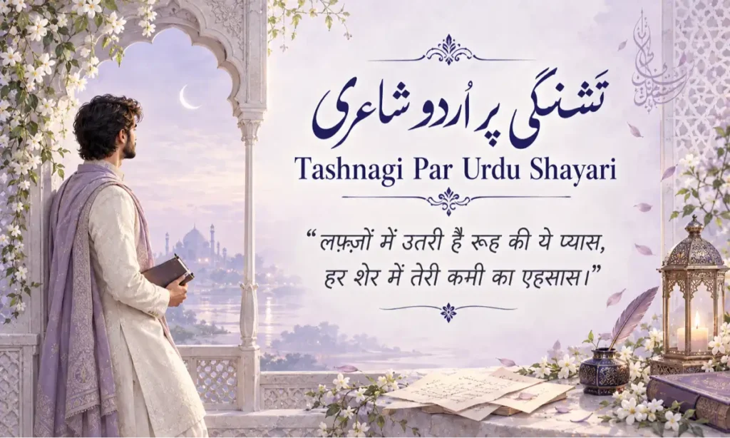 Tashnagi Par Urdu Shayari