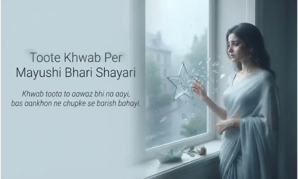 Toote Khwab Per Mayushi Bhari Shayari