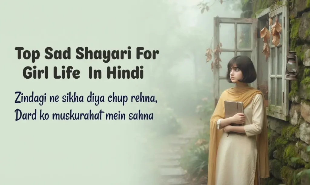 Top Sad Shayari For Girl Life In Hindi